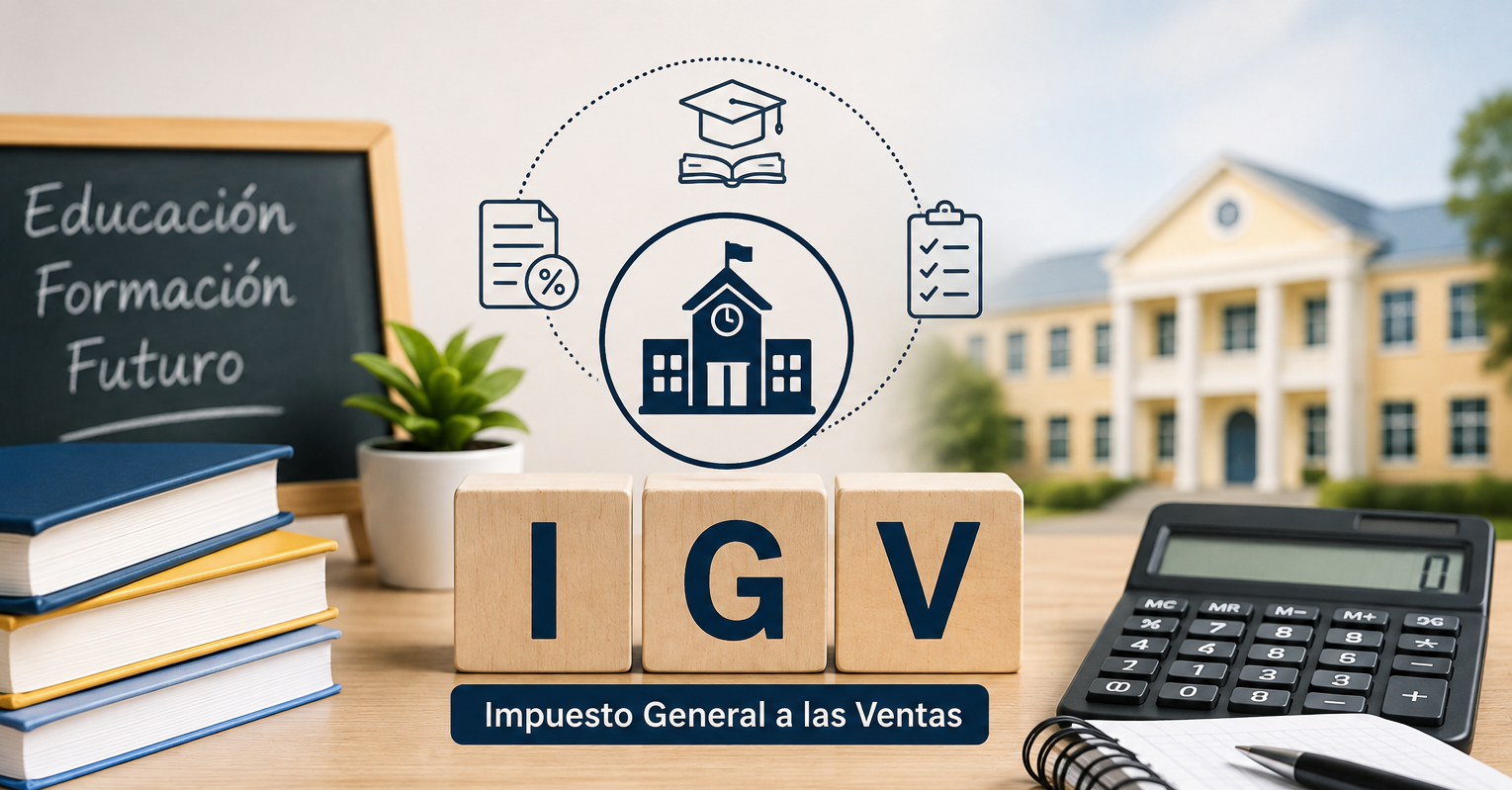 IGV en instituciones educativas: qué está inafecto y qué sí se grava